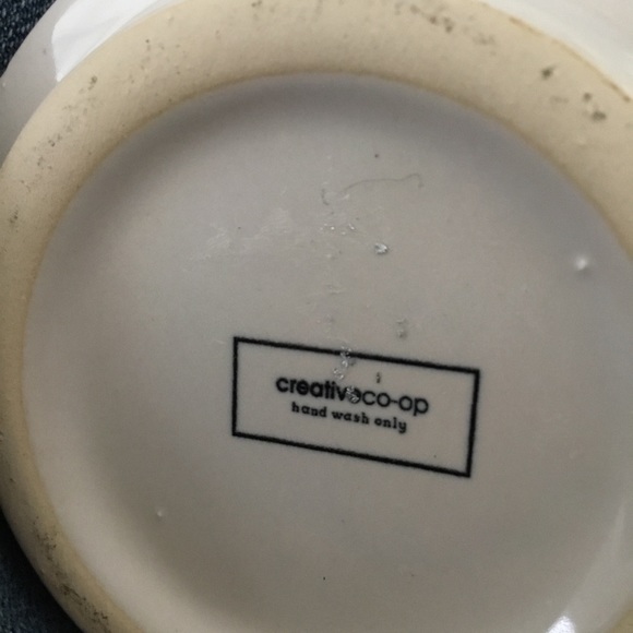 Creative Co Op  Salt and Pepper Pots Stacking Stoneware - Picture 4 of 7